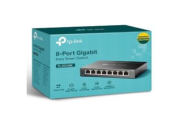 Tp-Link TL-SG108E Gigabit 8 poorts switch Smart Managed