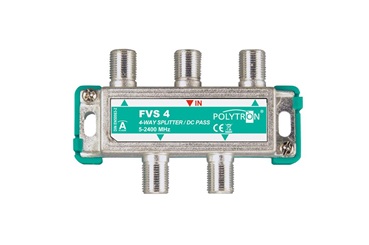 Polytron FVS4 F-Splitter 4-voudig 5-2400 Mhz